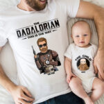 Dad and Baby Matching Shirts The Dadalorian This Is The Way Set