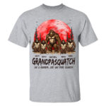 Grandpasquatch Family T Shirt Funny Grandpa Gift Idea for Men