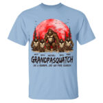 Grandpasquatch Family T Shirt Funny Grandpa Gift Idea for Men