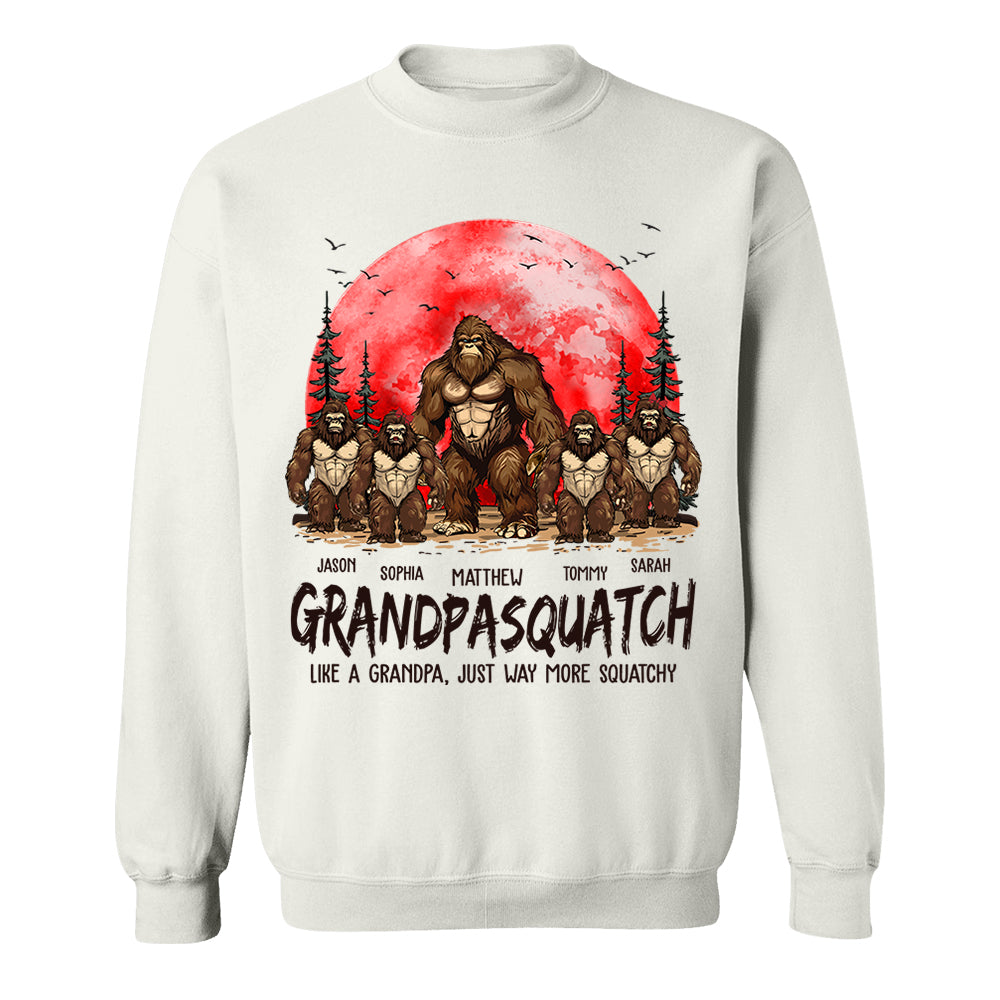 Grandpasquatch Family T Shirt Funny Grandpa Gift Idea for Men Grandpasquatch Family T Shirt Funny Grandpa Gift Idea for Men