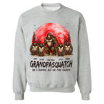 Grandpasquatch Family T Shirt Funny Grandpa Gift Idea for Men