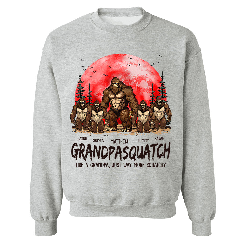 Grandpasquatch Family T Shirt Funny Grandpa Gift Idea for Men Grandpasquatch Family T Shirt Funny Grandpa Gift Idea for Men