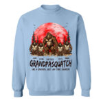 Grandpasquatch Family T Shirt Funny Grandpa Gift Idea for Men