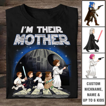Im Their Mother Custom Nickname Name Shirt For Families Up To Six Kids