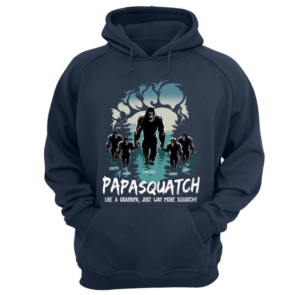 Papasquatch Like A Grandpa Just Way More Squatchy T Shirt For Men Papasquatch Like A Grandpa Just Way More Squatchy T Shirt For Men