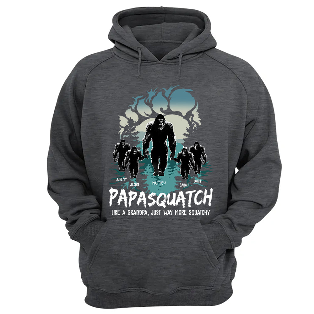 Papasquatch Like A Grandpa Just Way More Squatchy T Shirt For Men Papasquatch Like A Grandpa Just Way More Squatchy T Shirt For Men