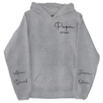 Personalized Papa Sweatshirt with Custom Name and Established Year