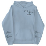 Personalized Papa Sweatshirt with Custom Name and Established Year