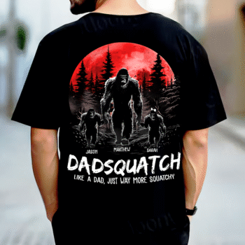 Personalized Papasquatch Family Shirt Custom Nickname And Names Design