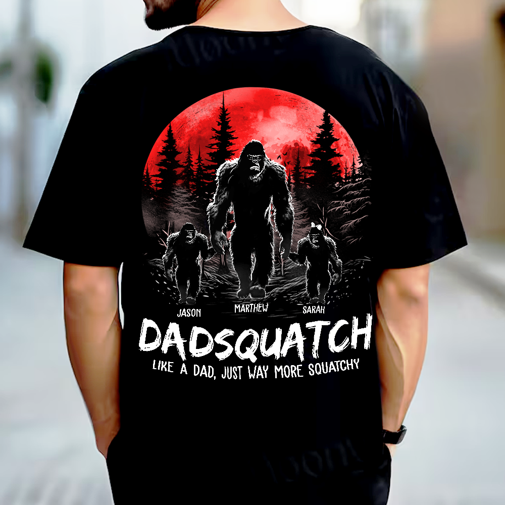 Personalized Papasquatch Family Shirt Custom Nickname And Names Design Personalized Papasquatch Family Shirt Custom Nickname And Names Design