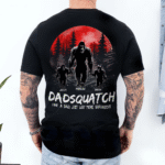 Personalized Papasquatch Family Shirt Custom Nickname And Names Design
