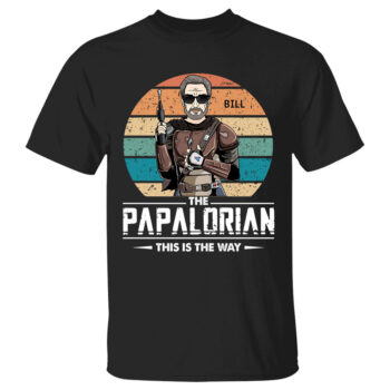 The Papalorian This Is The Way Retro Vintage Style T Shirt