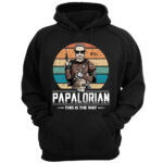 The Papalorian This Is The Way Retro Vintage Style T Shirt
